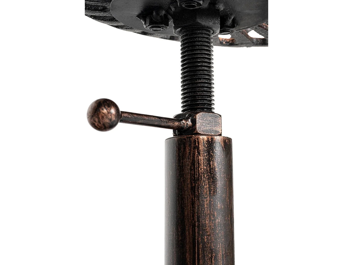 Barhocker - Metall & schwarz - bronze - Butch
