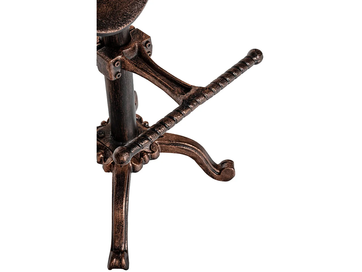 Barhocker - Metall & schwarz - bronze - Butch