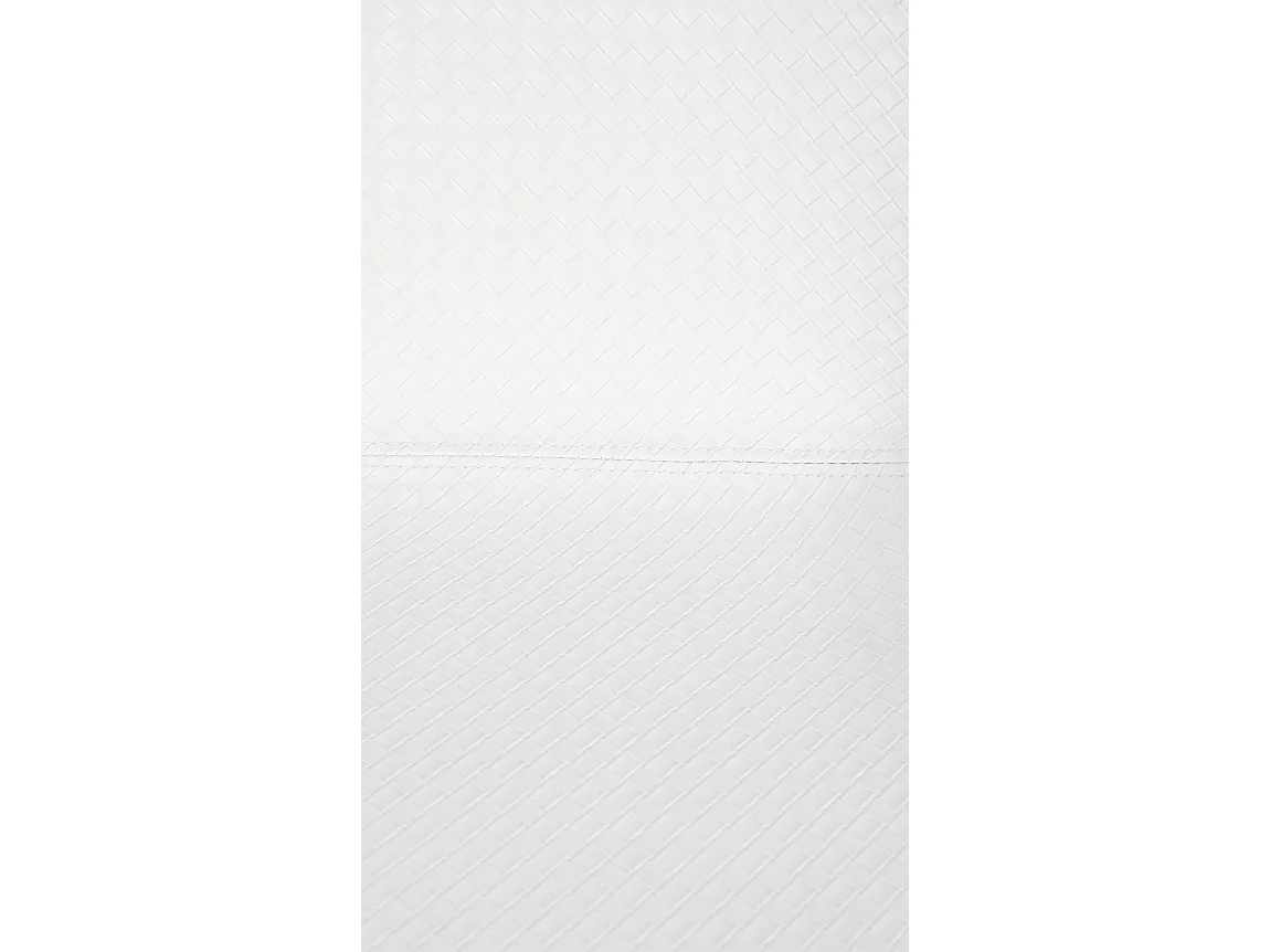 Lot de 2  Tabouret de bar - Similicuir - Blanc - Loft