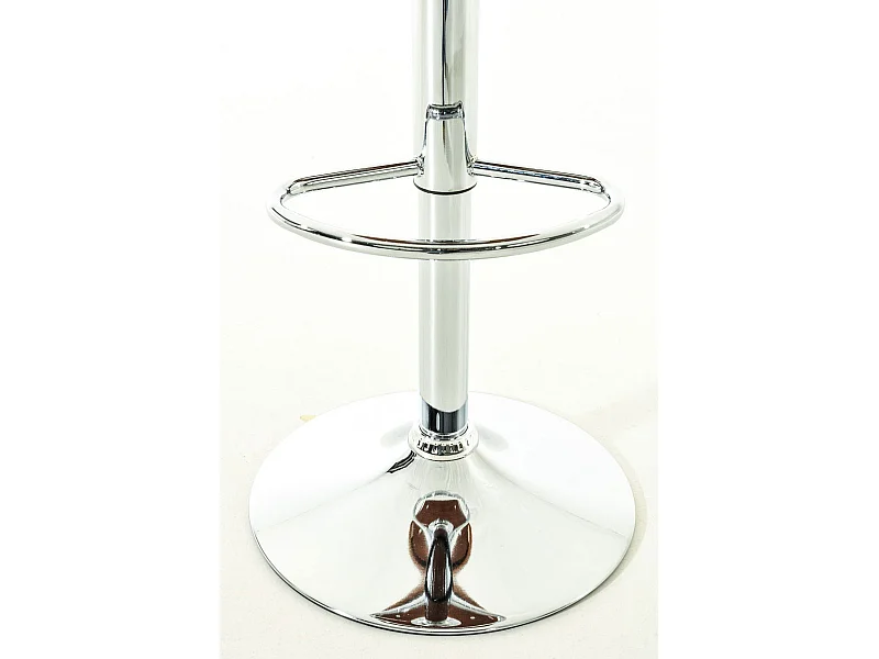 Lot de 2  Tabouret de bar - Similicuir - Noyer / Blanc - Kingston