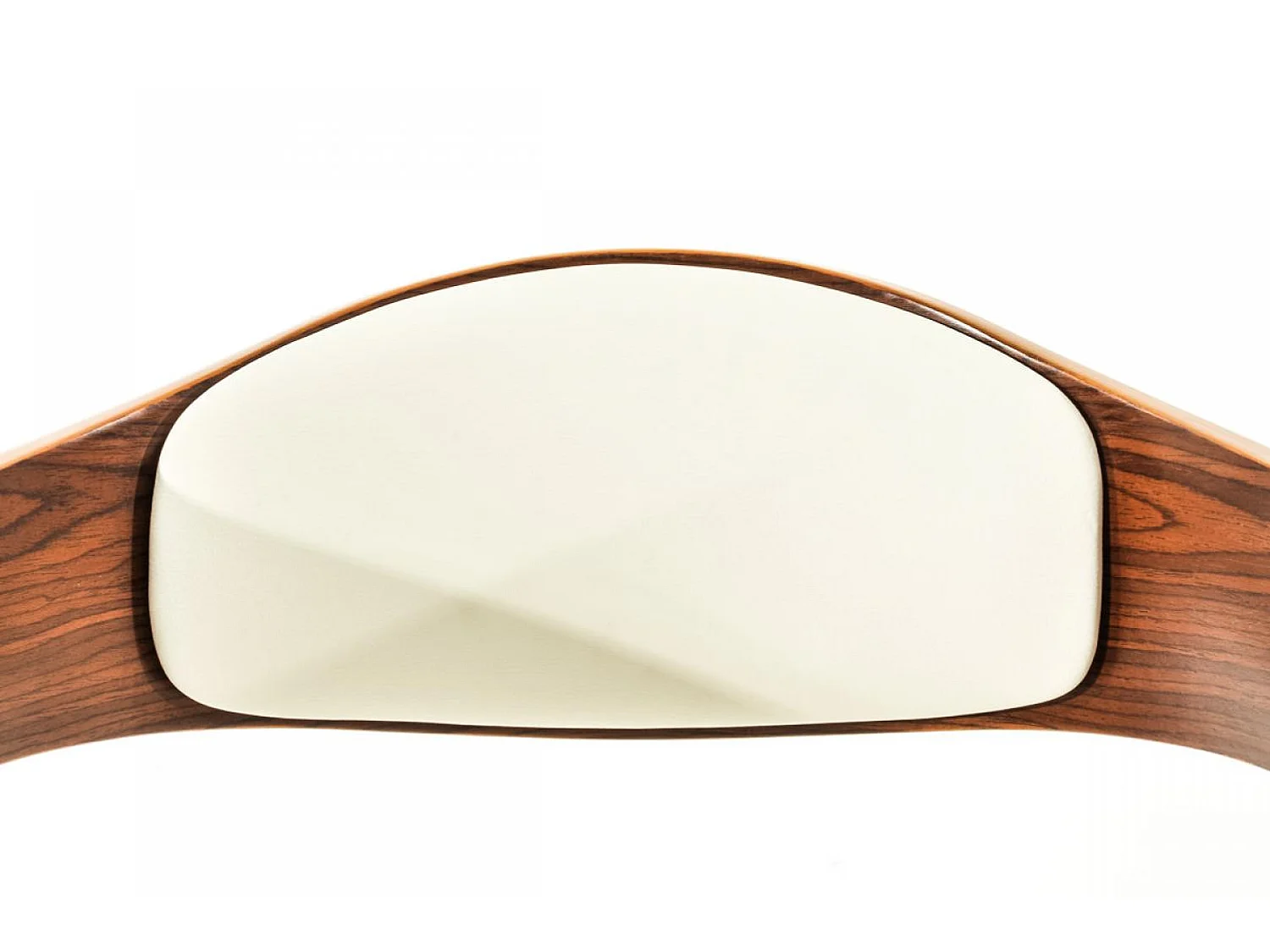 Lot de 2  Tabouret de bar - Similicuir & Noir - Noyer / Blanc - Kingston