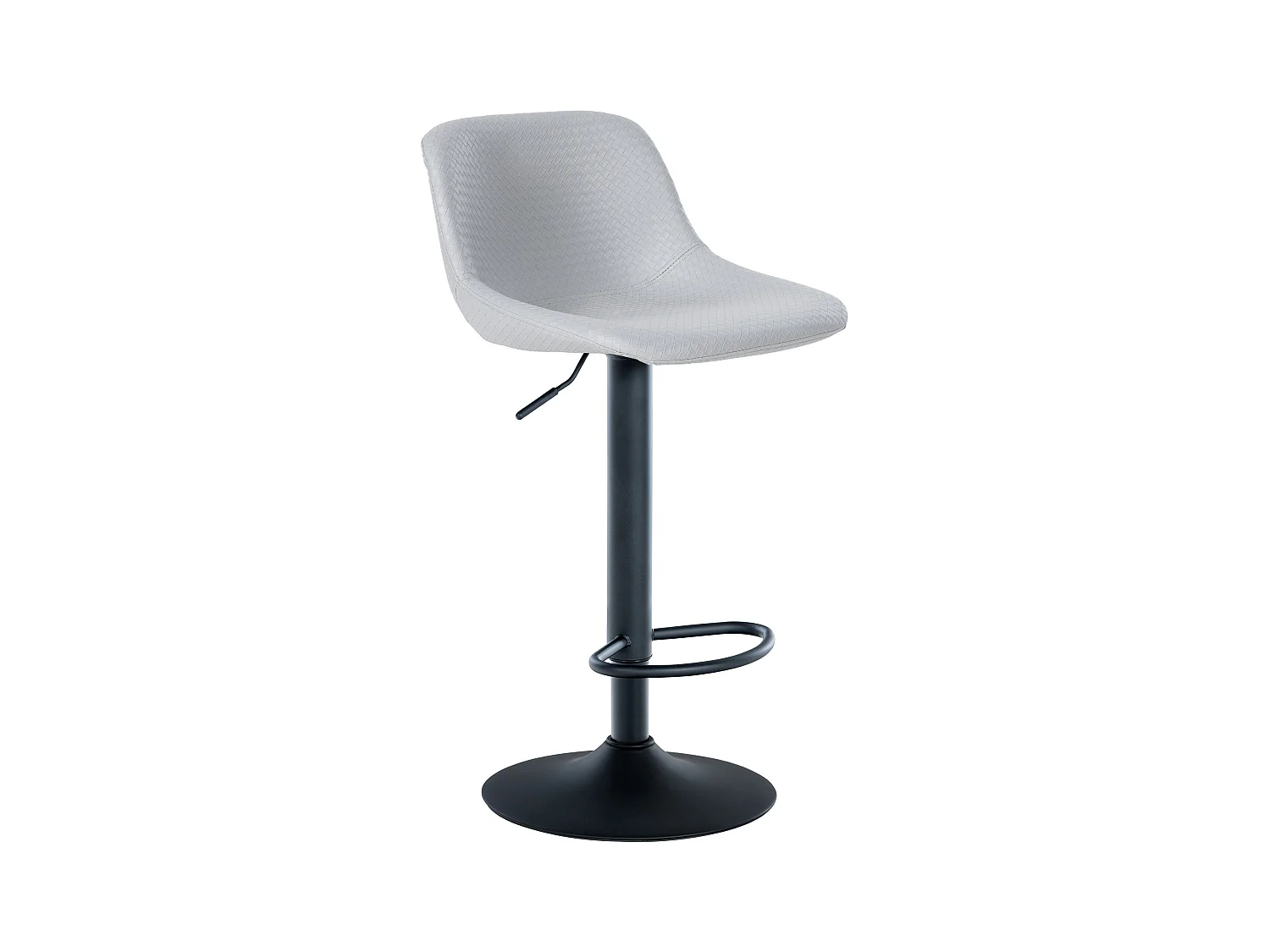 Tabouret de bar - Similicuir - Gris - Loft