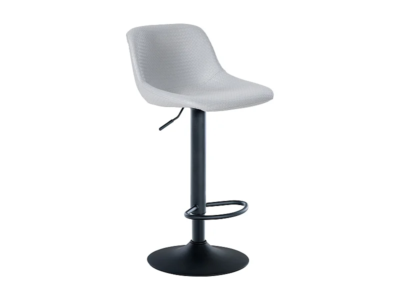 Tabouret de bar - Similicuir - Gris - Loft