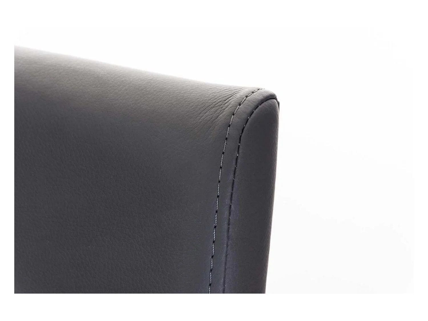 Barhocker - Kunstleder & schwarz - grau - Panama