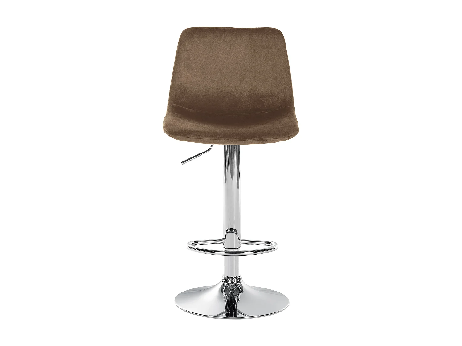 Tabourets de bar - Velours & Métal - Marron - Divo