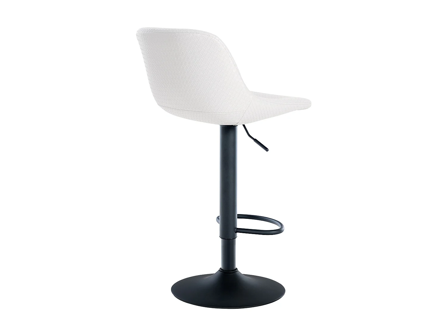 Barkruk - Kunstleer - wit - Loft