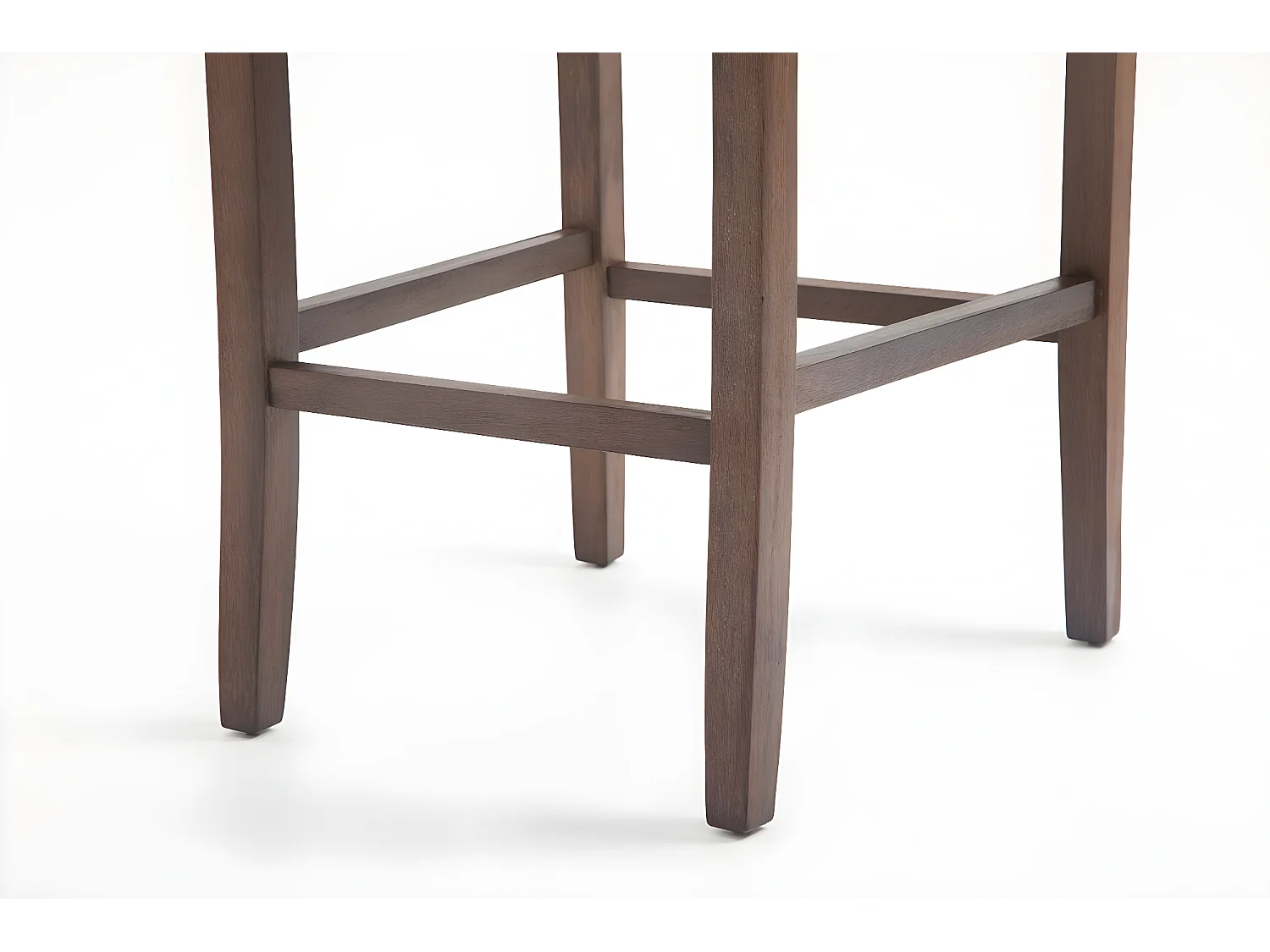 Barhocker - Stoff & Holz - dunkelgrau - Cassandra