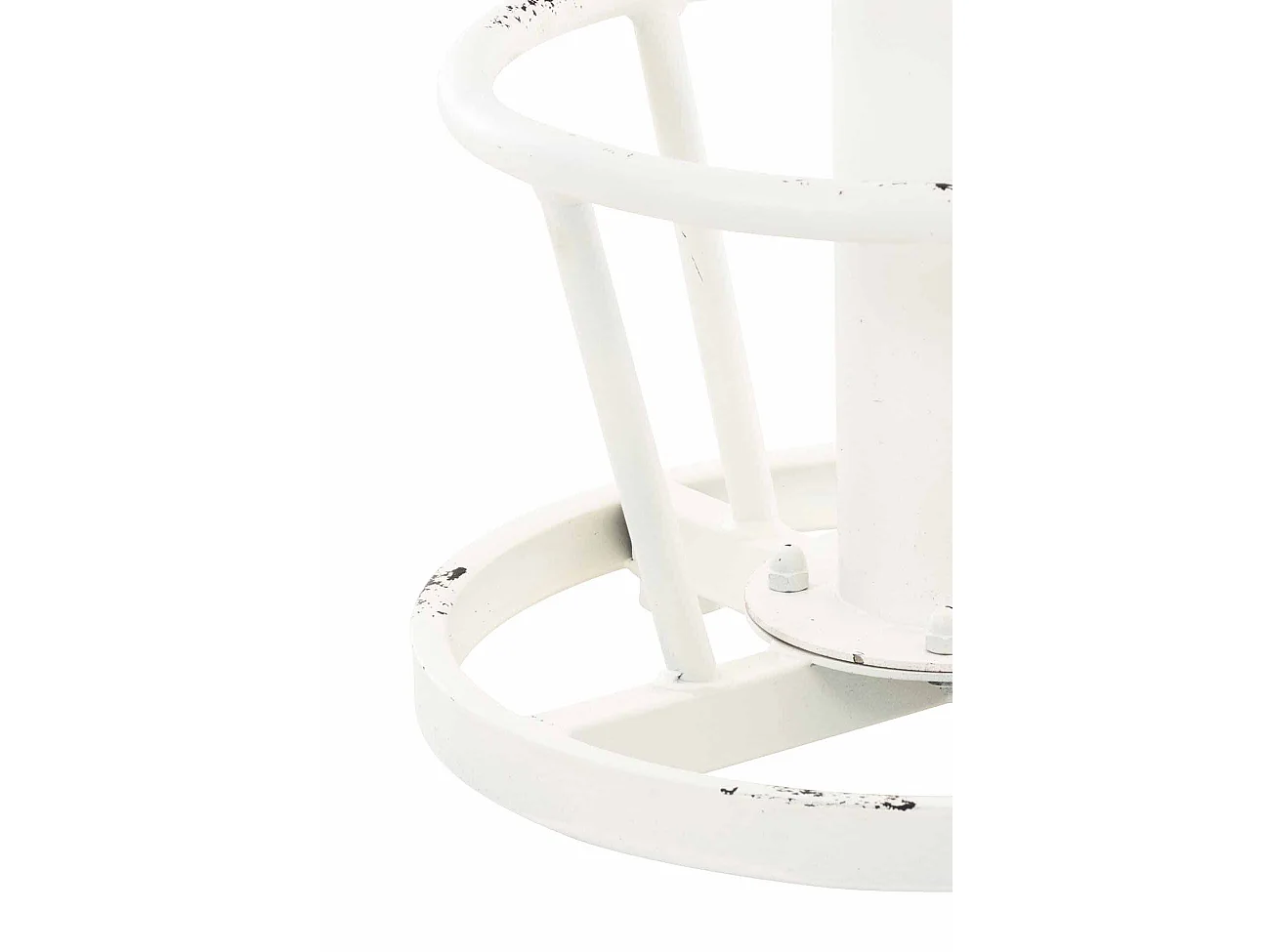 Tabourets de bar - Métal & Métal - Blanc antique - Bruna