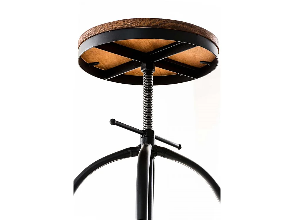 Tabouret de bar - Métal & Métal - Noir - Strong
