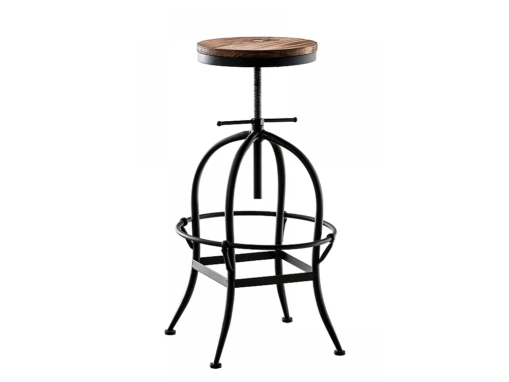 Tabouret de bar - Métal & Métal - Noir - Strong