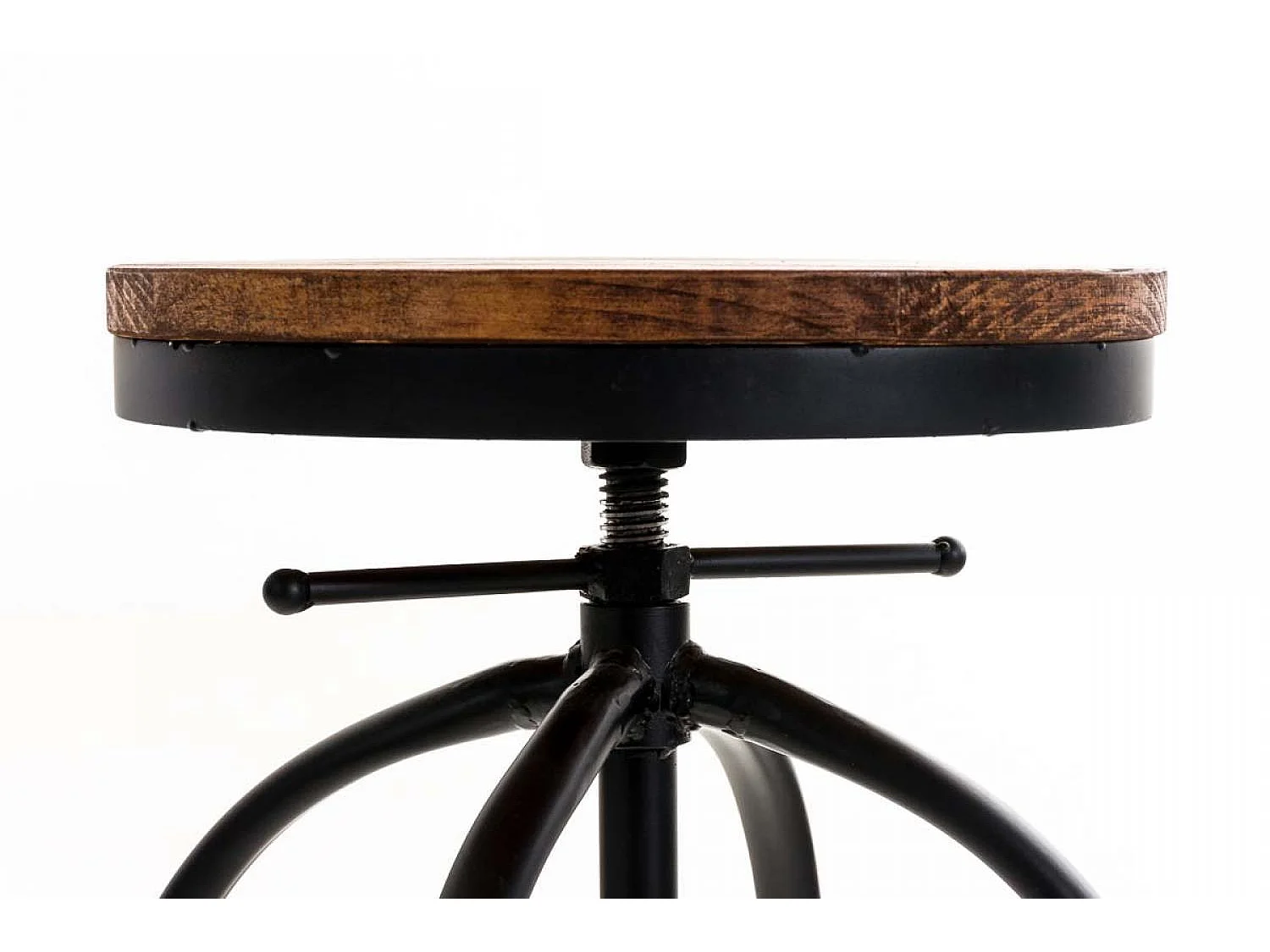 Tabouret de bar - Métal & Métal - Noir - Strong