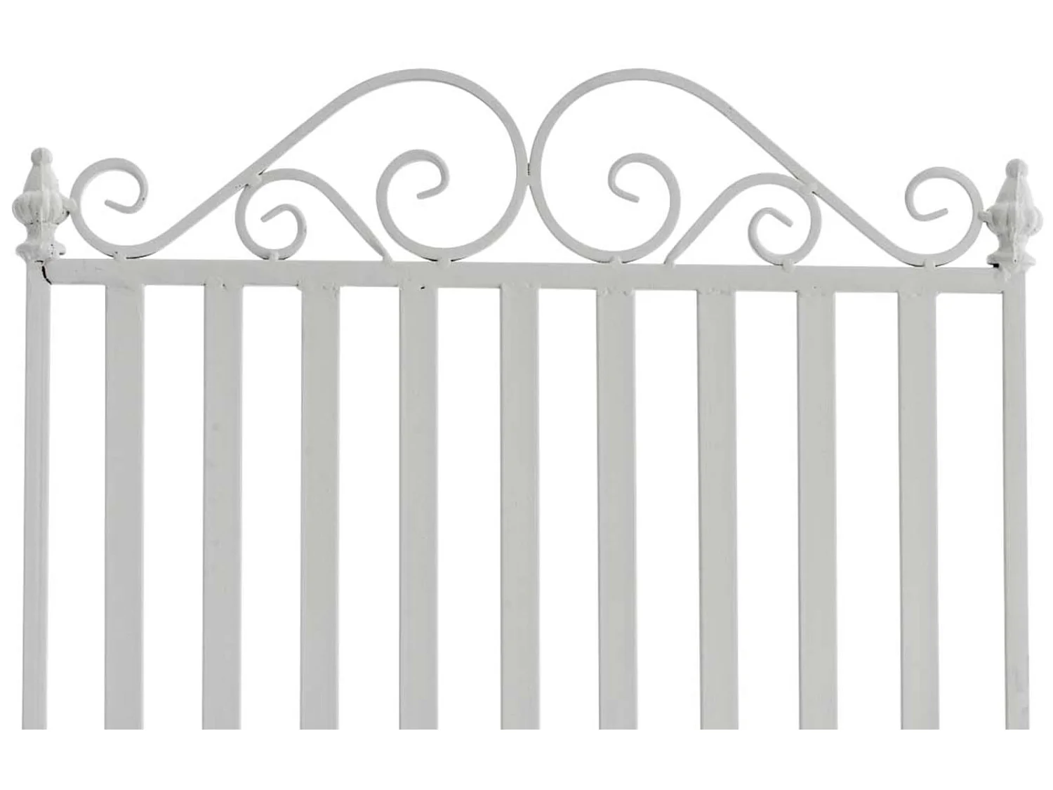 Lot de 2  Fauteuil à bascule - Métal & Antique clair - Blanc - Smilla