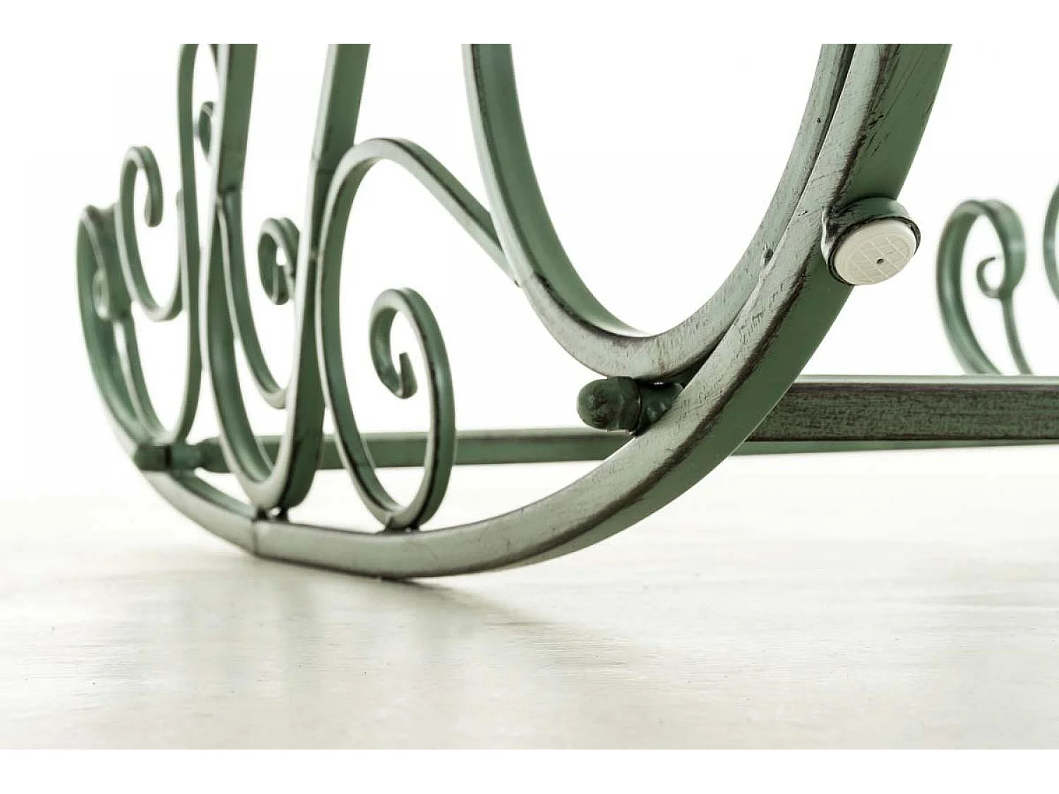 Fauteuil à bascule - Métal - Vert antique - Smilla