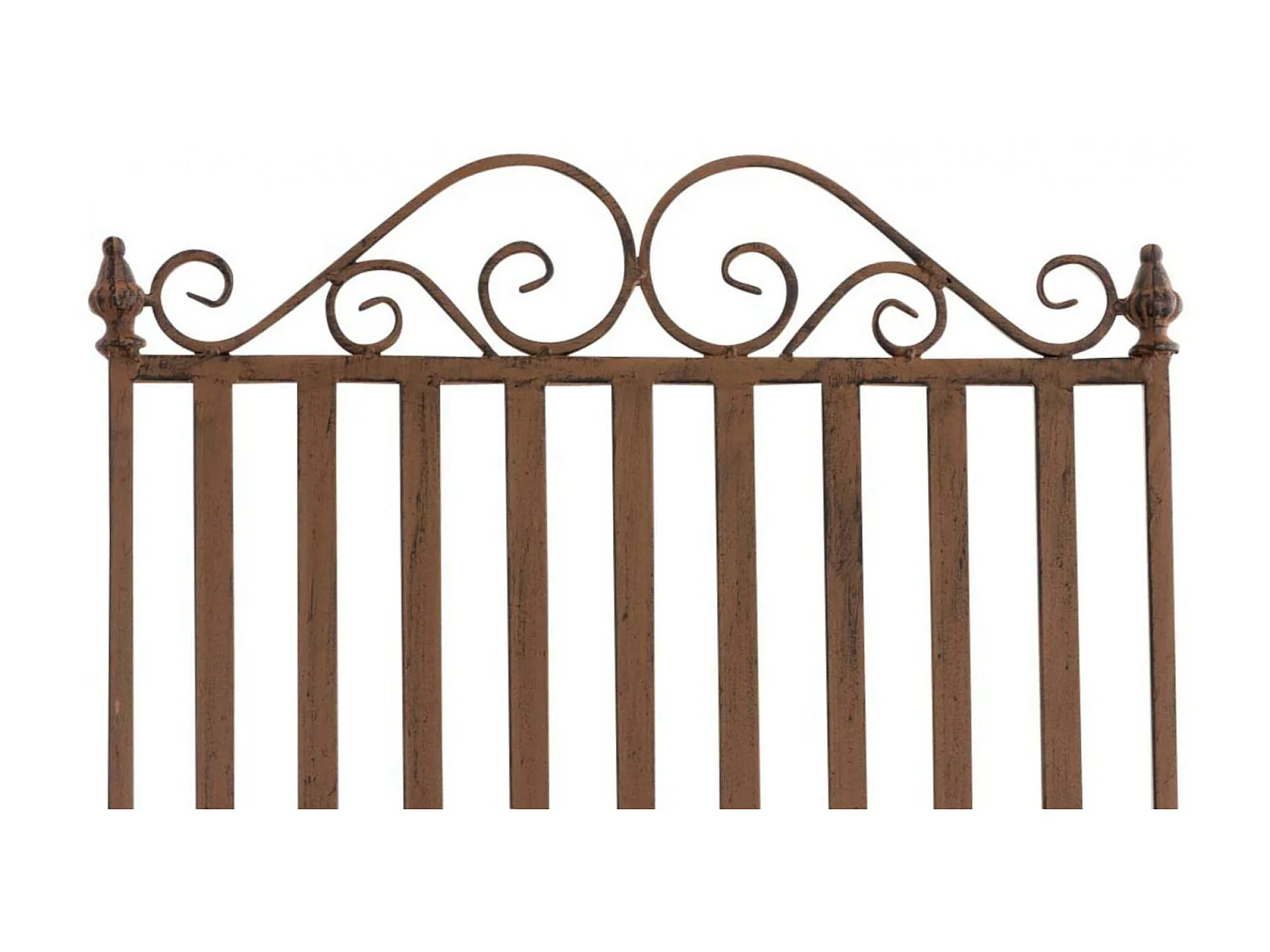 Lot de 2  Fauteuil à bascule - Métal & Antique clair - Marron - Smilla