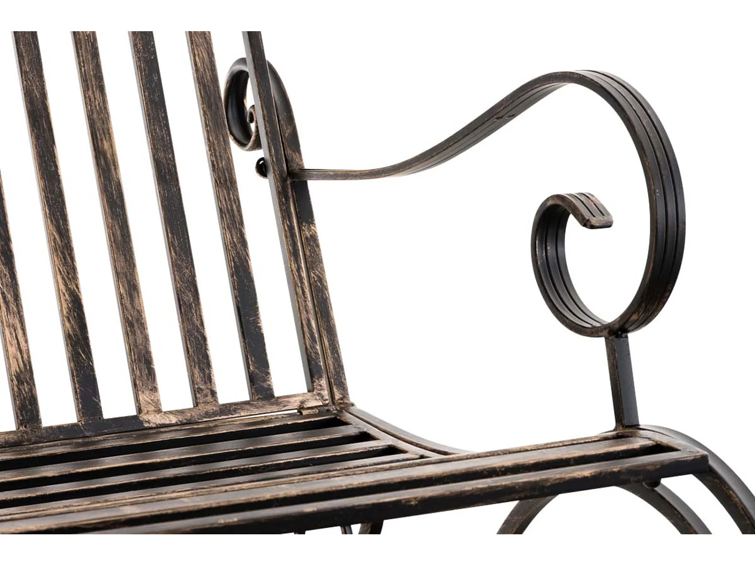 Lot de 2  Fauteuil à bascule - Métal & Antique clair - Bronze - Smilla