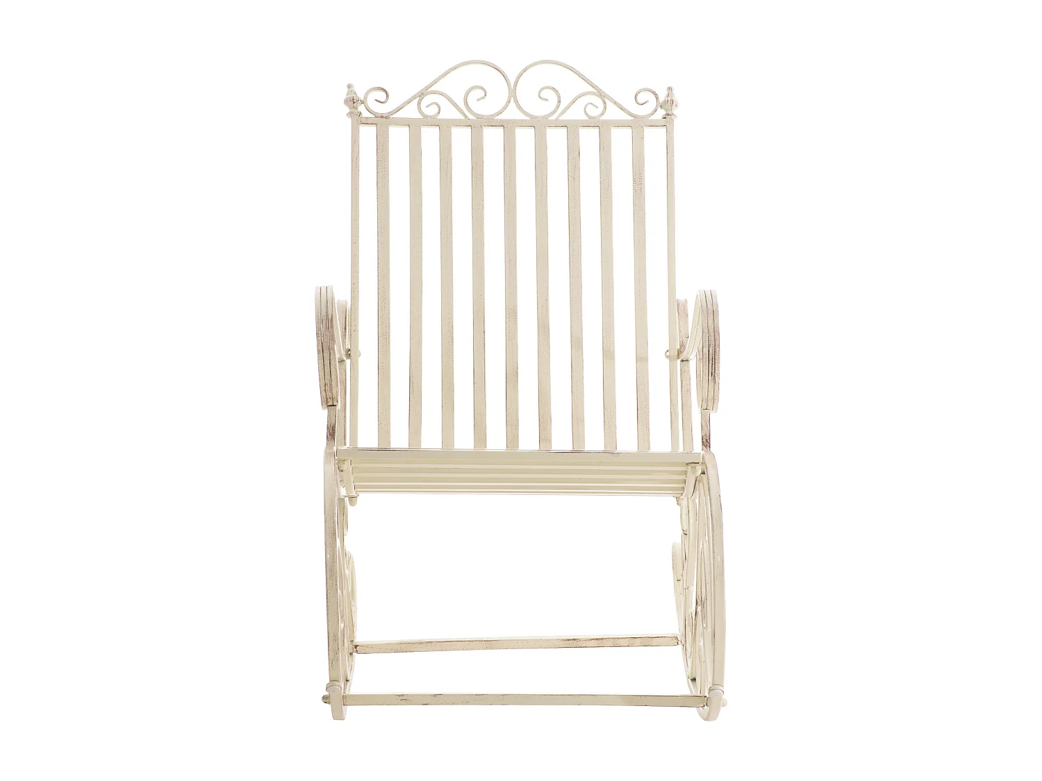 Fauteuil à bascule - Métal - Crème antique - Smilla