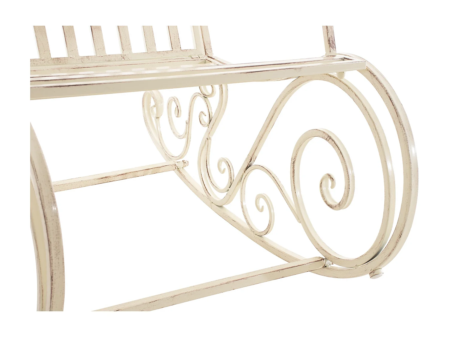 Fauteuil à bascule - Métal - Crème antique - Smilla