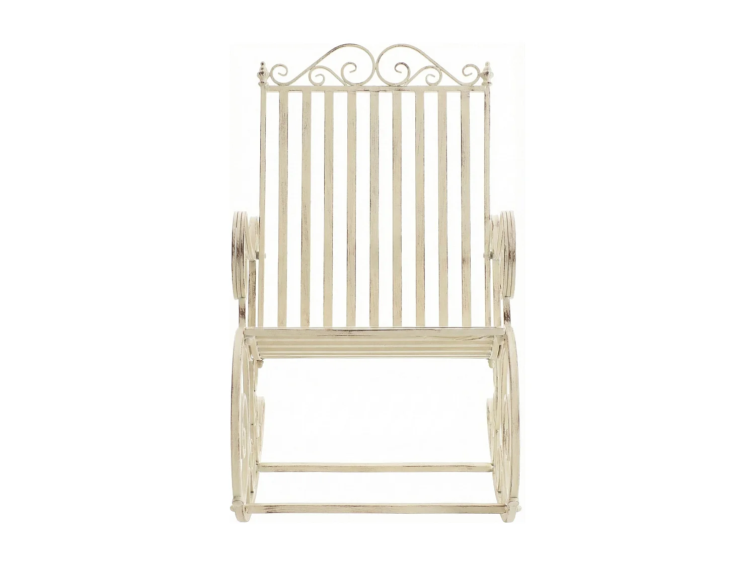 Fauteuil à bascule - Métal - Crème antique - Smilla