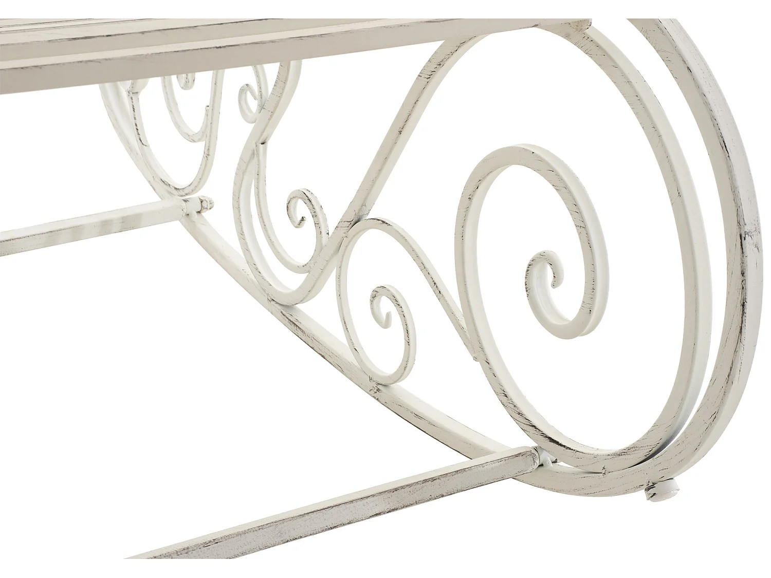 Fauteuil à bascule - Métal - Blanc antique - Smilla