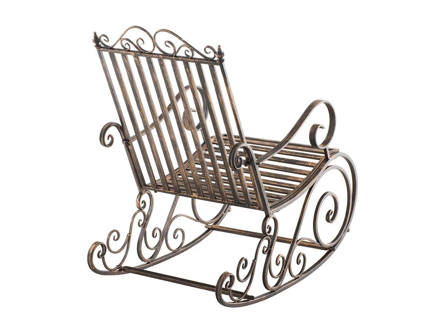 Fauteuil à bascule - Métal - Bronze - Smilla