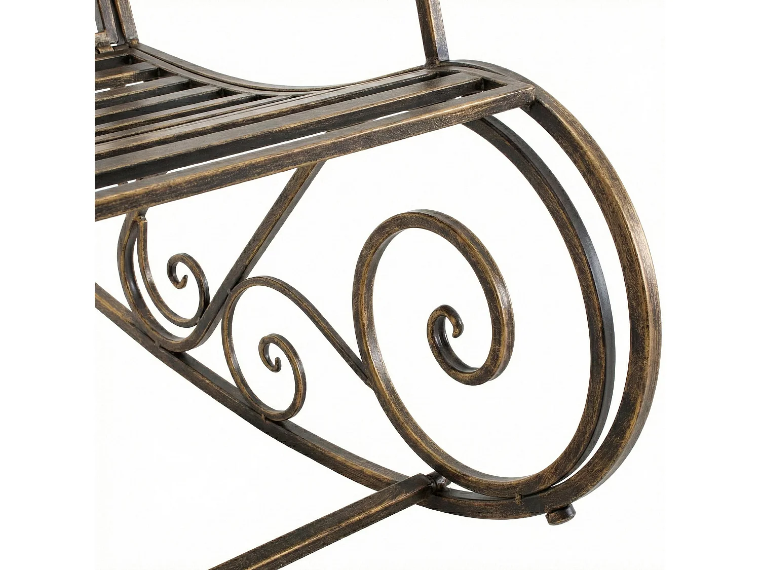 Fauteuil à bascule - Métal - Bronze - Smilla
