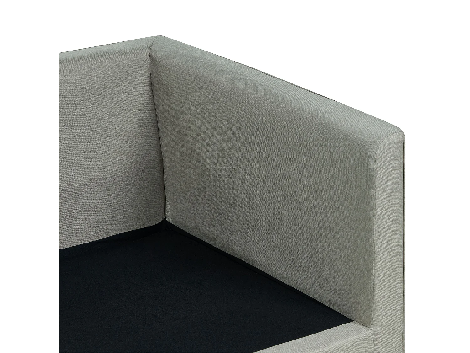 Canapé 3 places en tissu gris FENSTAD