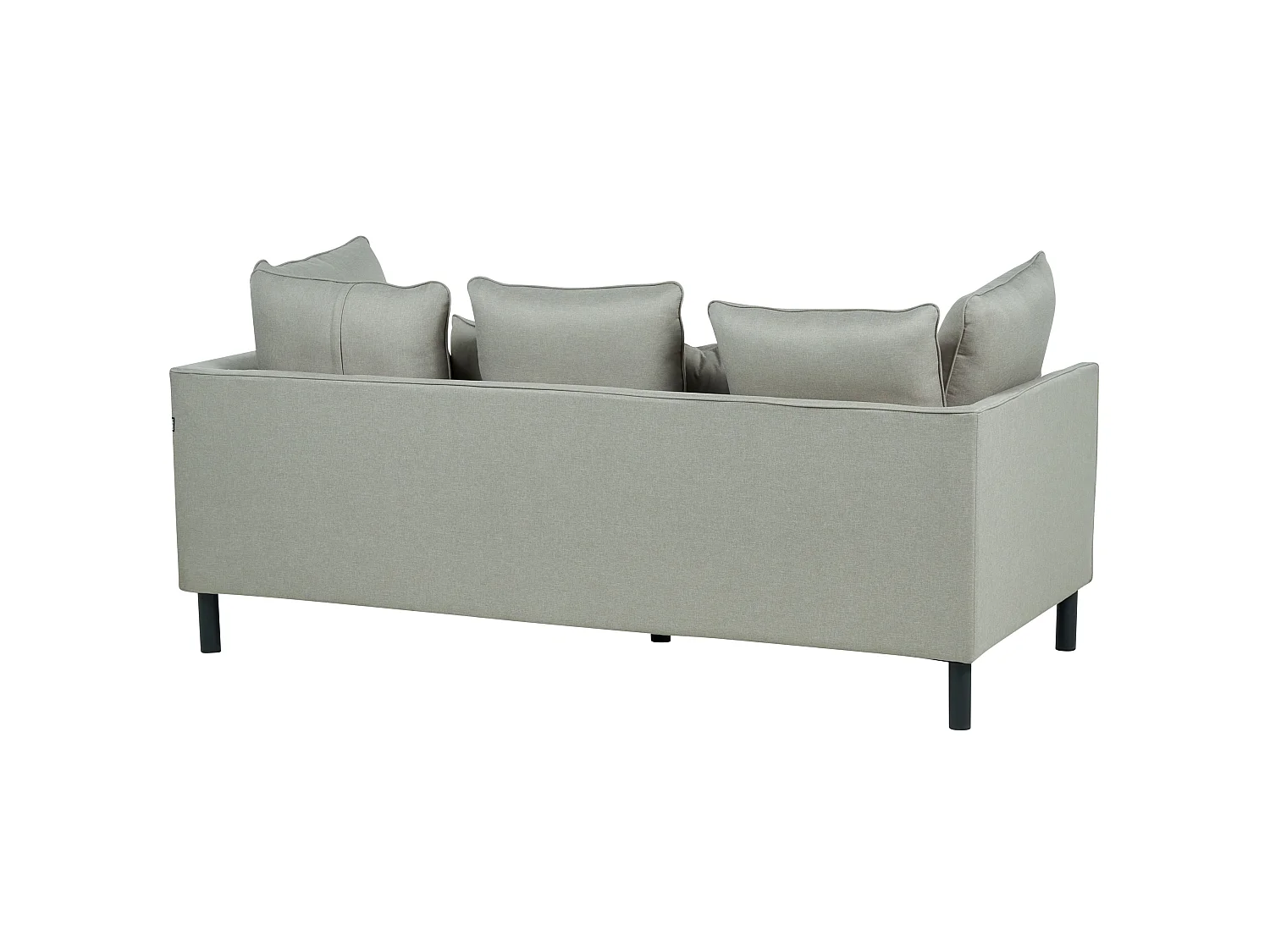 Sofa FENSTAD Stoff Hellgrau 3-Sitzer