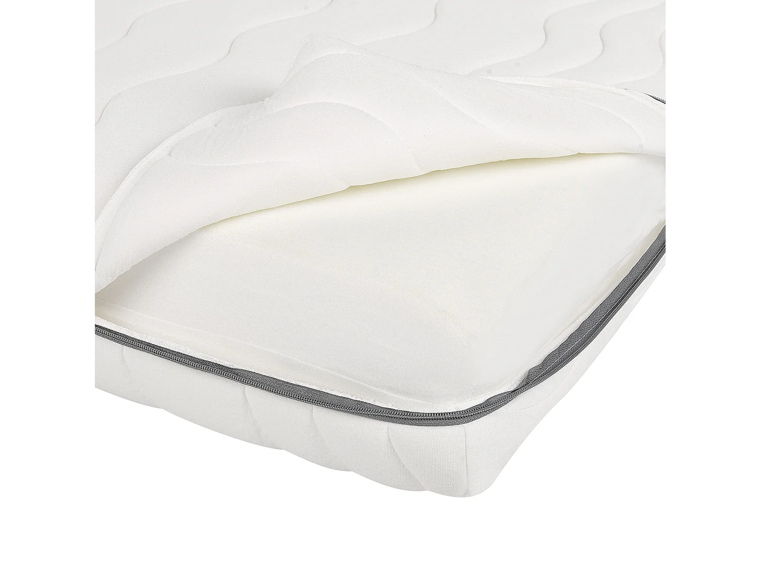 Matelas simple à mémoire de forme housse amovible 90 x 200 cm JOLLY