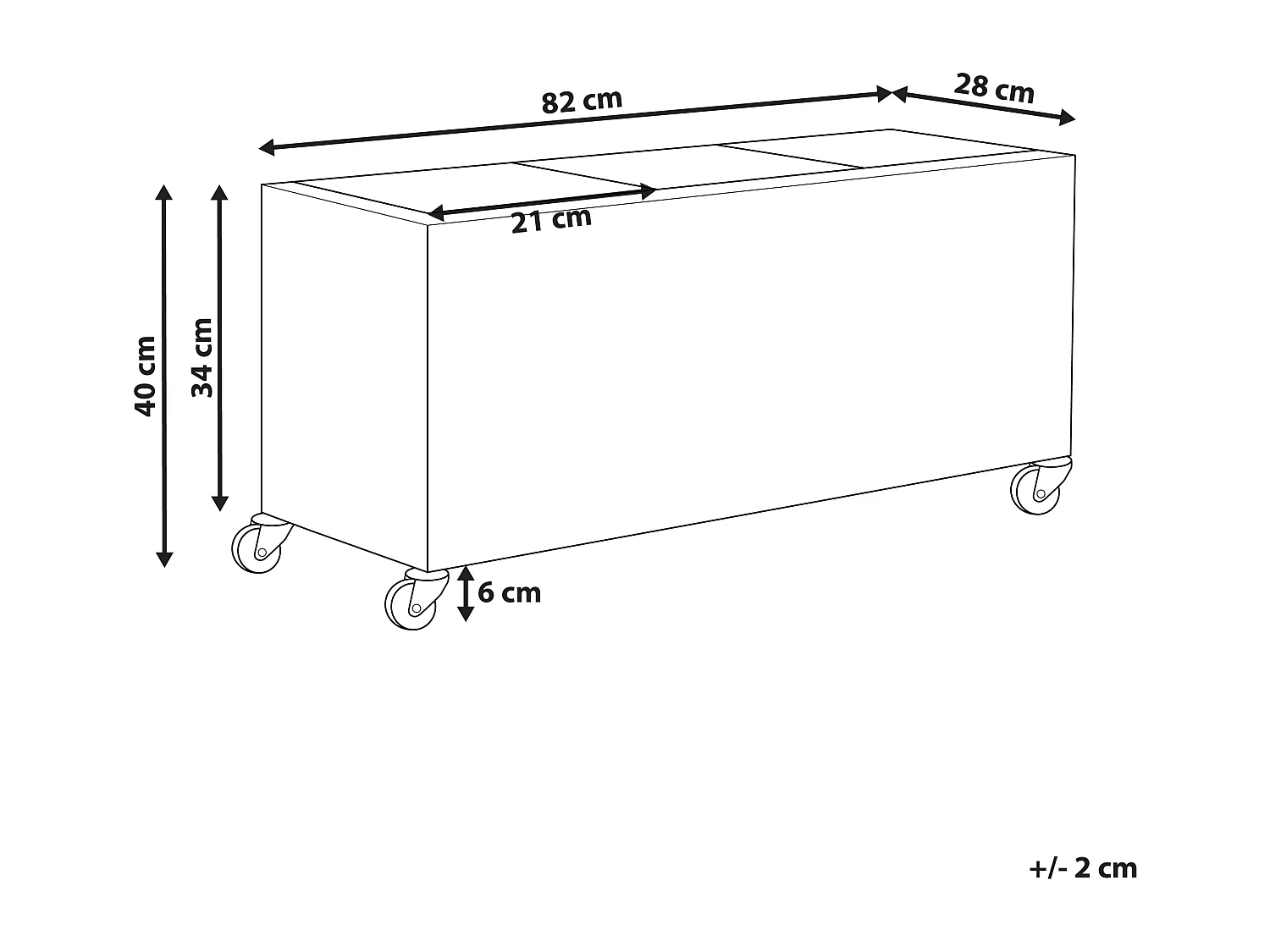 Cache-pot BELLIS 82 cm Marron clair
