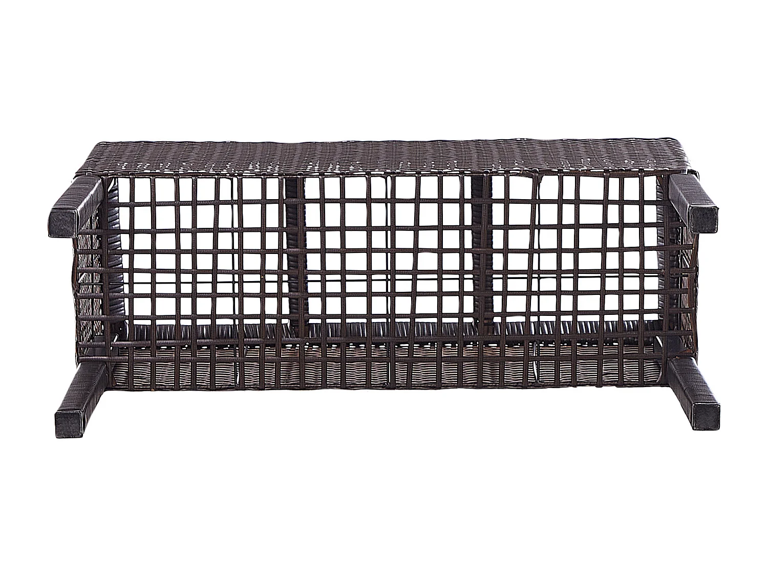 Cache-pot sur pied CARAGANA 77 cm Marron foncé