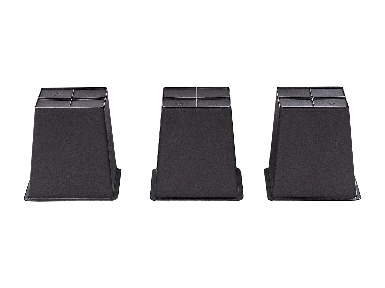 Garten Hochbeet auf Stelzen Rattan braun rechteckig Pflanzkasten Boho Caragana