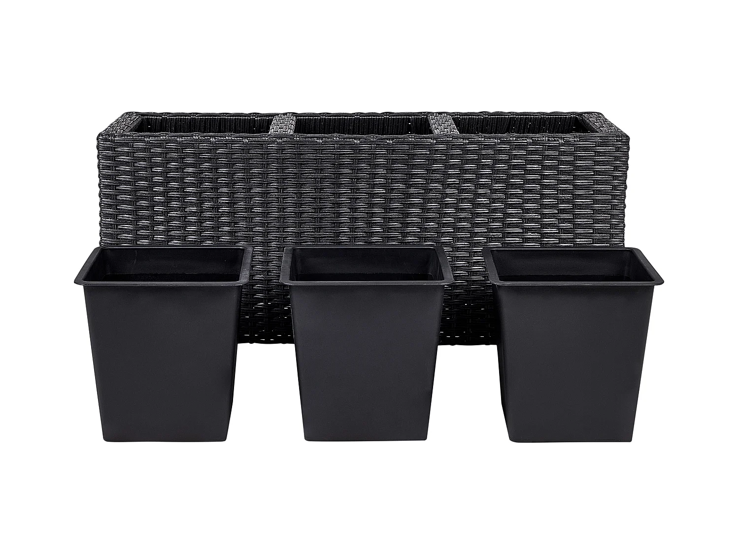 Cache-pot BELLIS 82 cm Noir
