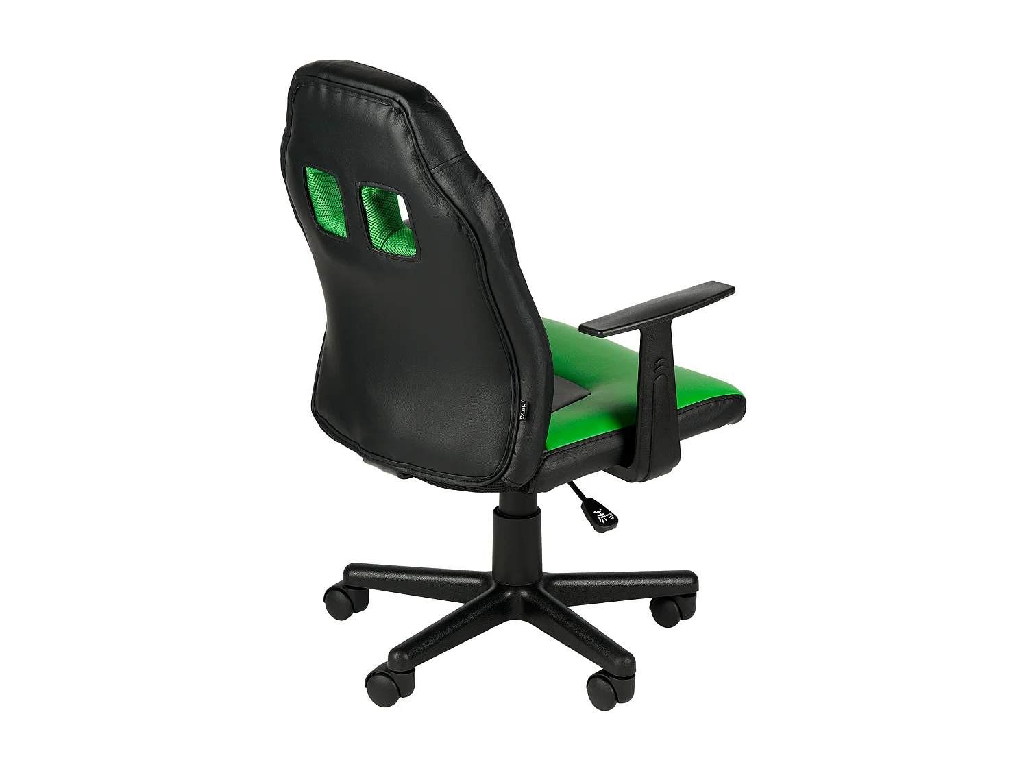 Bürostuhl - Kunstleder & schwarz - schwarz/grün - Fun