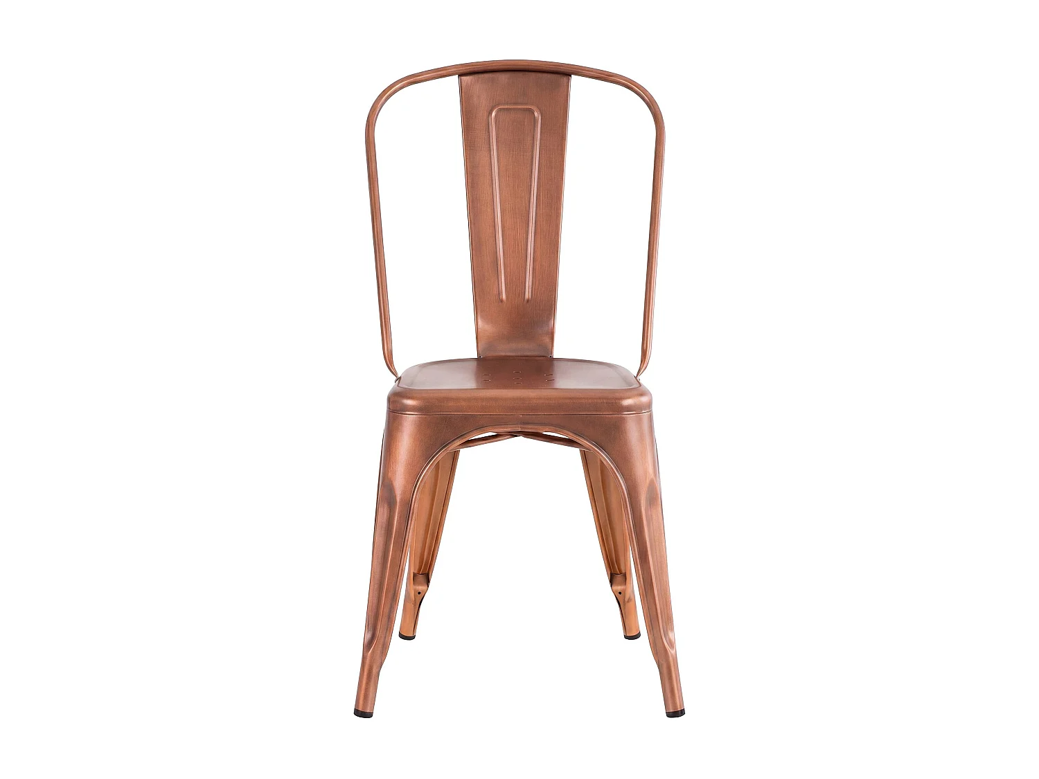 Lot de 4  Chaise de bistrot - Métal & Nature - Cuivre - Benedikt