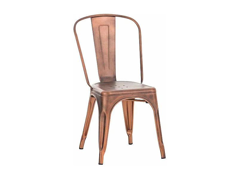 Chaise de bistrot - Métal - Cuivre - Benedikt