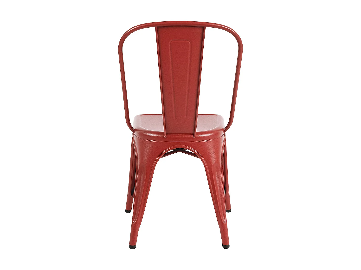 Bistrostoel - Metaal - rood - Benedikt