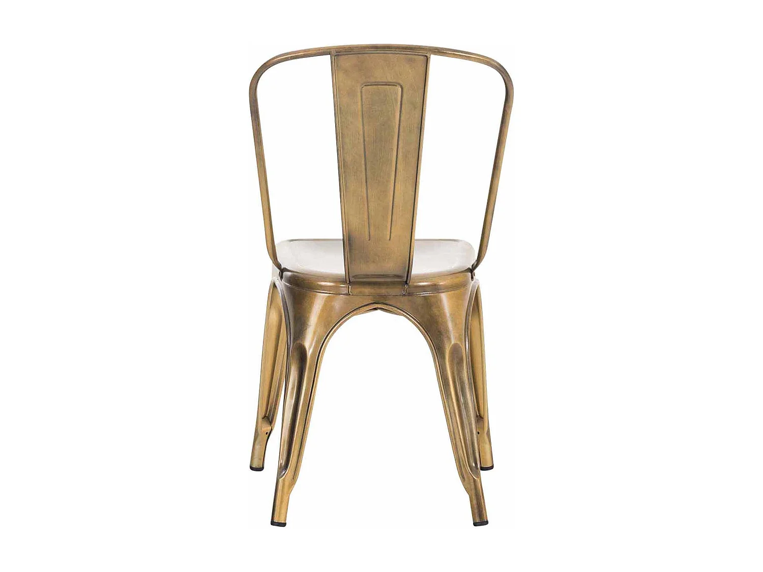 Set van 4  Bistrostoel - Metaal - goud - Benedikt