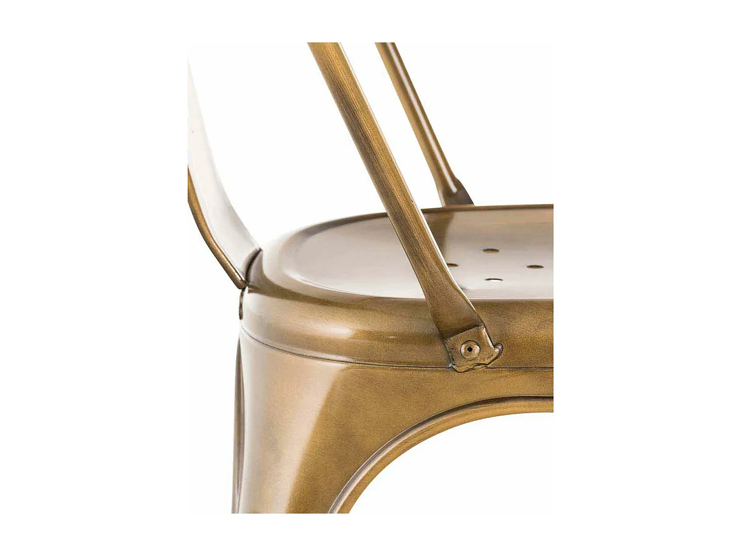 Bistrostoel - Metaal - goud - Benedikt