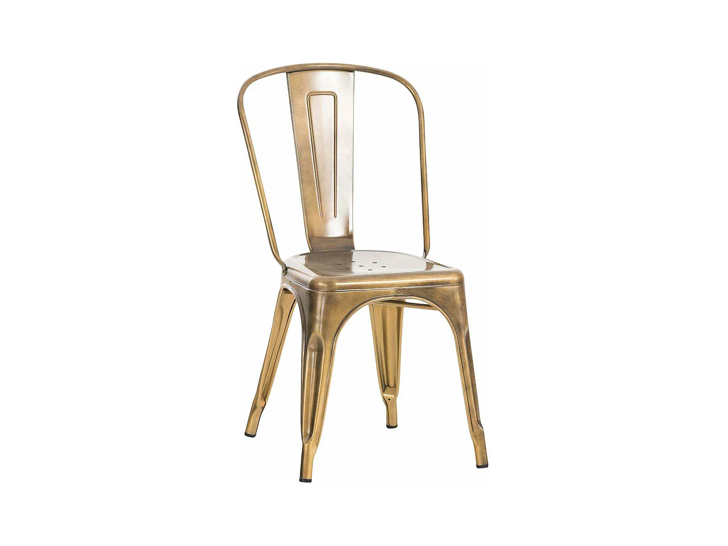 Chaise de bistrot - Métal - Or - Benedikt