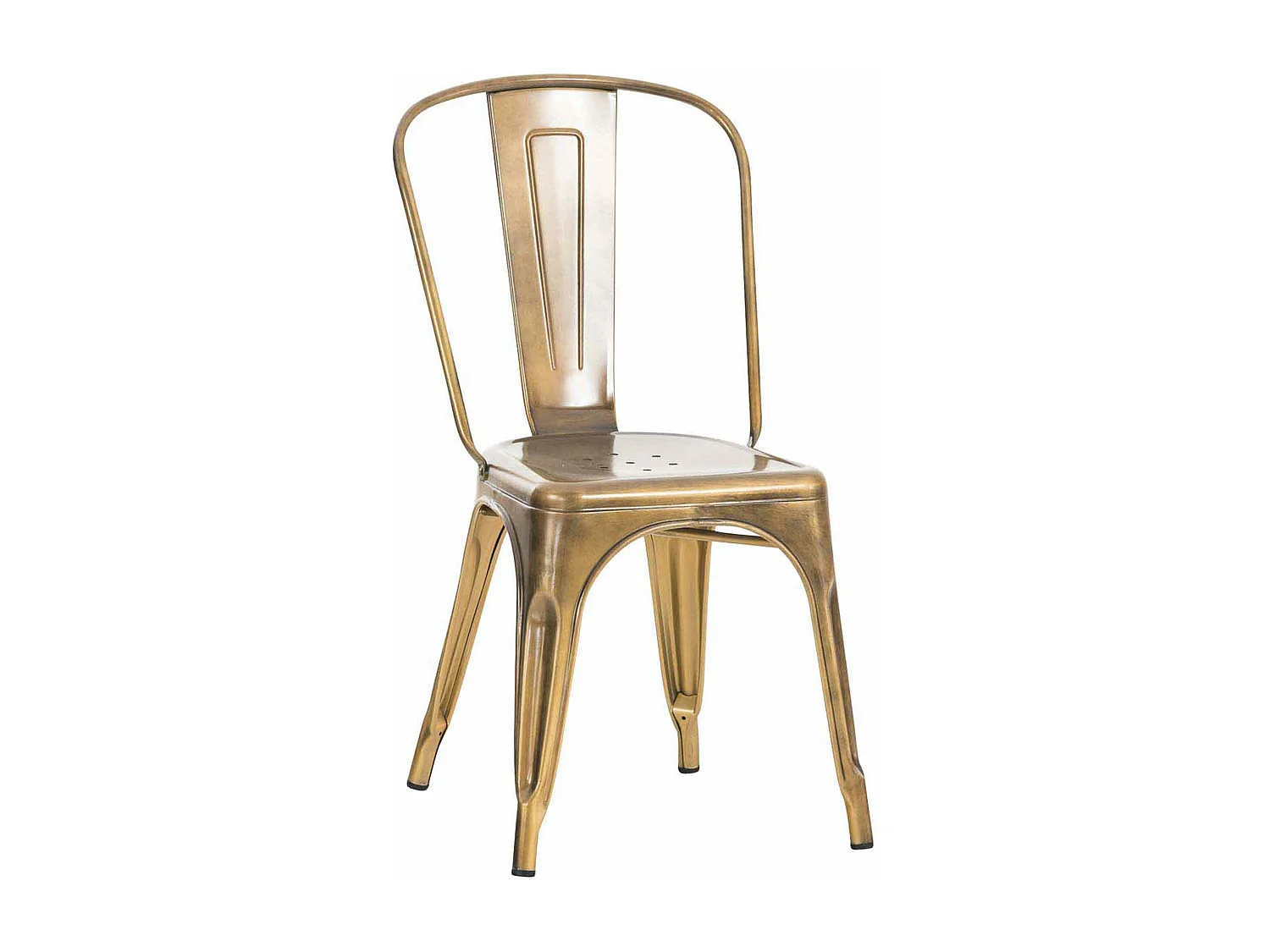 Chaise de bistrot - Métal - Or - Benedikt