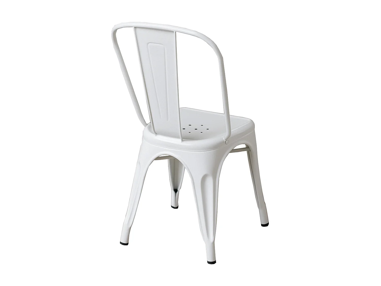 Set van 4  Bistrostoel - Metaal - wit - Benedikt