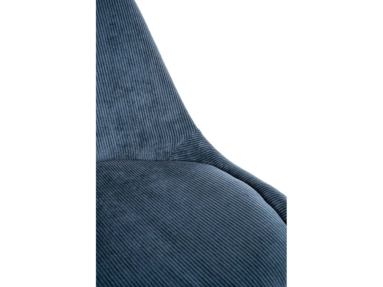 Lot de 4  chaise salle à manger - Cordon - Bleu foncé - Linares