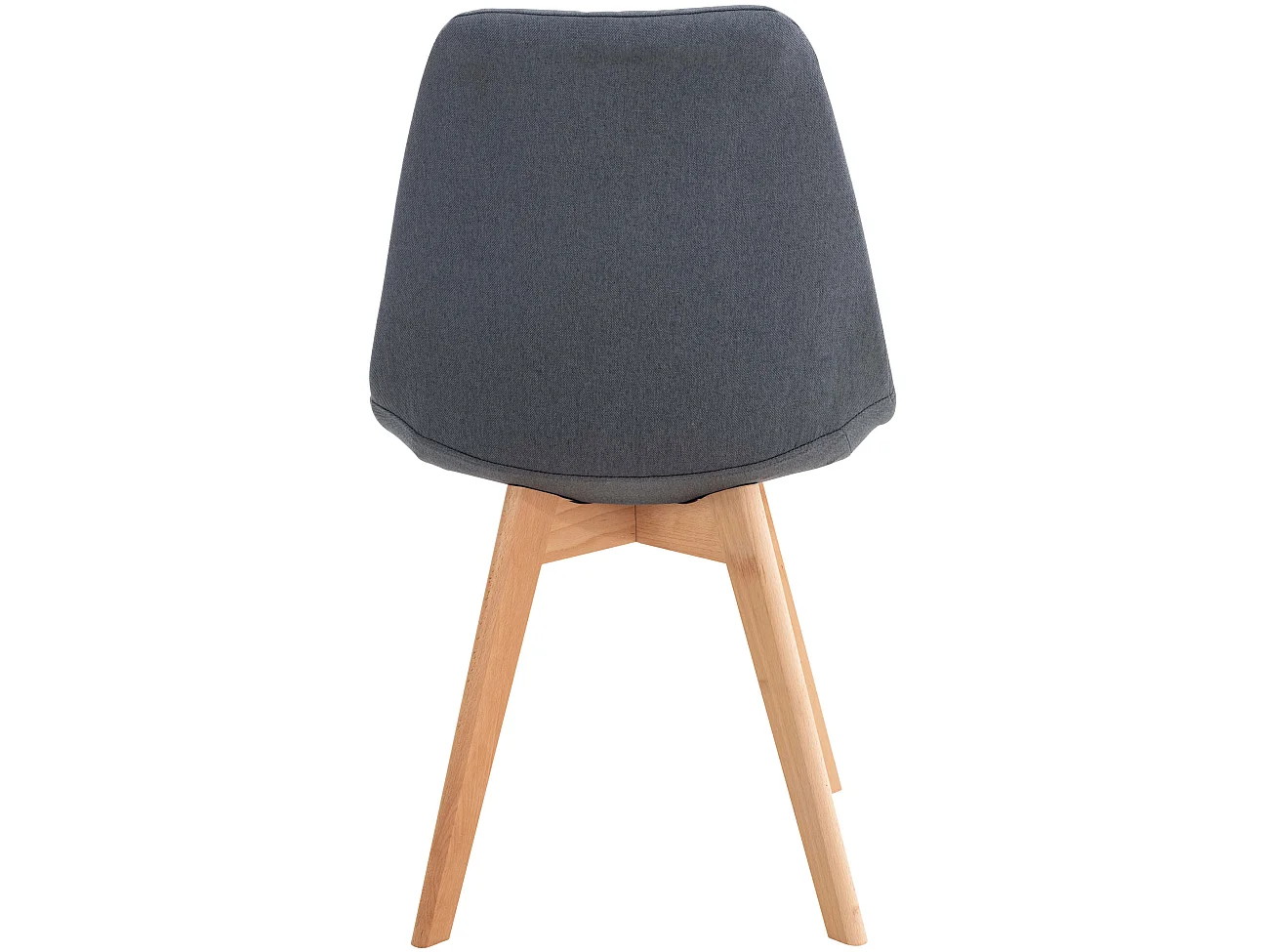 Eetkamerstoelen - Stof - donkergrijs - Linares