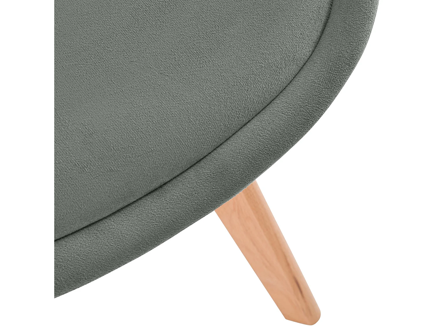 chaise salle à manger - Velours - Gris - Linares