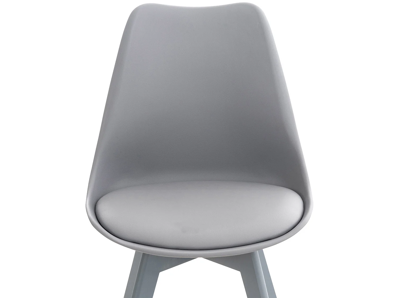 Eetkamerstoelen - Kunststof - grijs/grijs - Linares