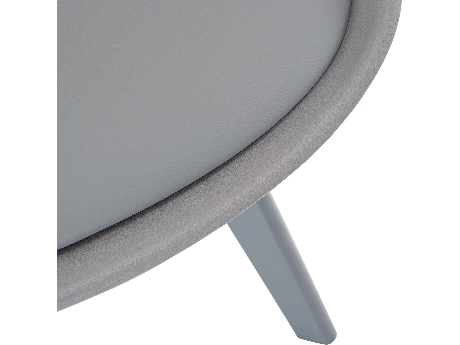 chaise salle à manger - Plastique - Gris / Gris - Linares