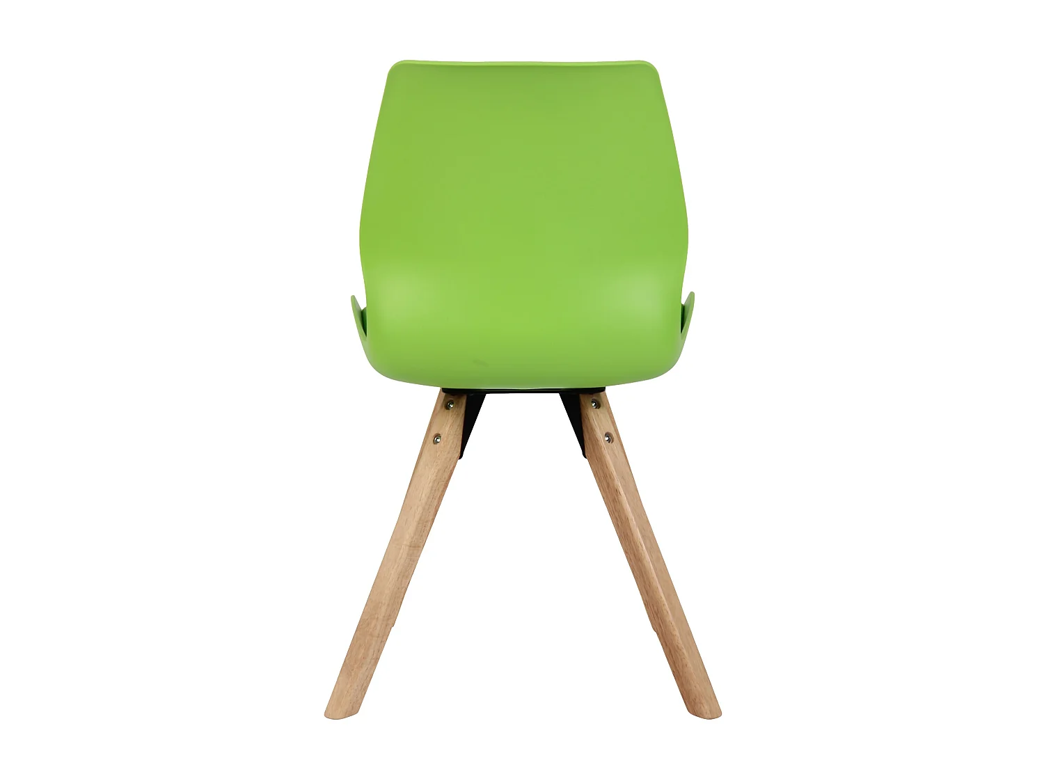 Lot de 4  chaise salle à manger - Plastique - Vert - Luna