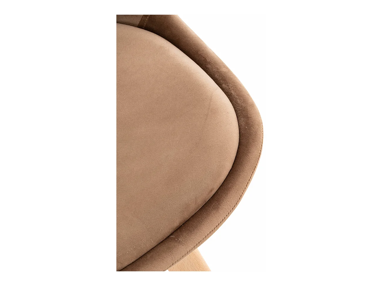 chaise salle à manger - Velours - Marron - Linares