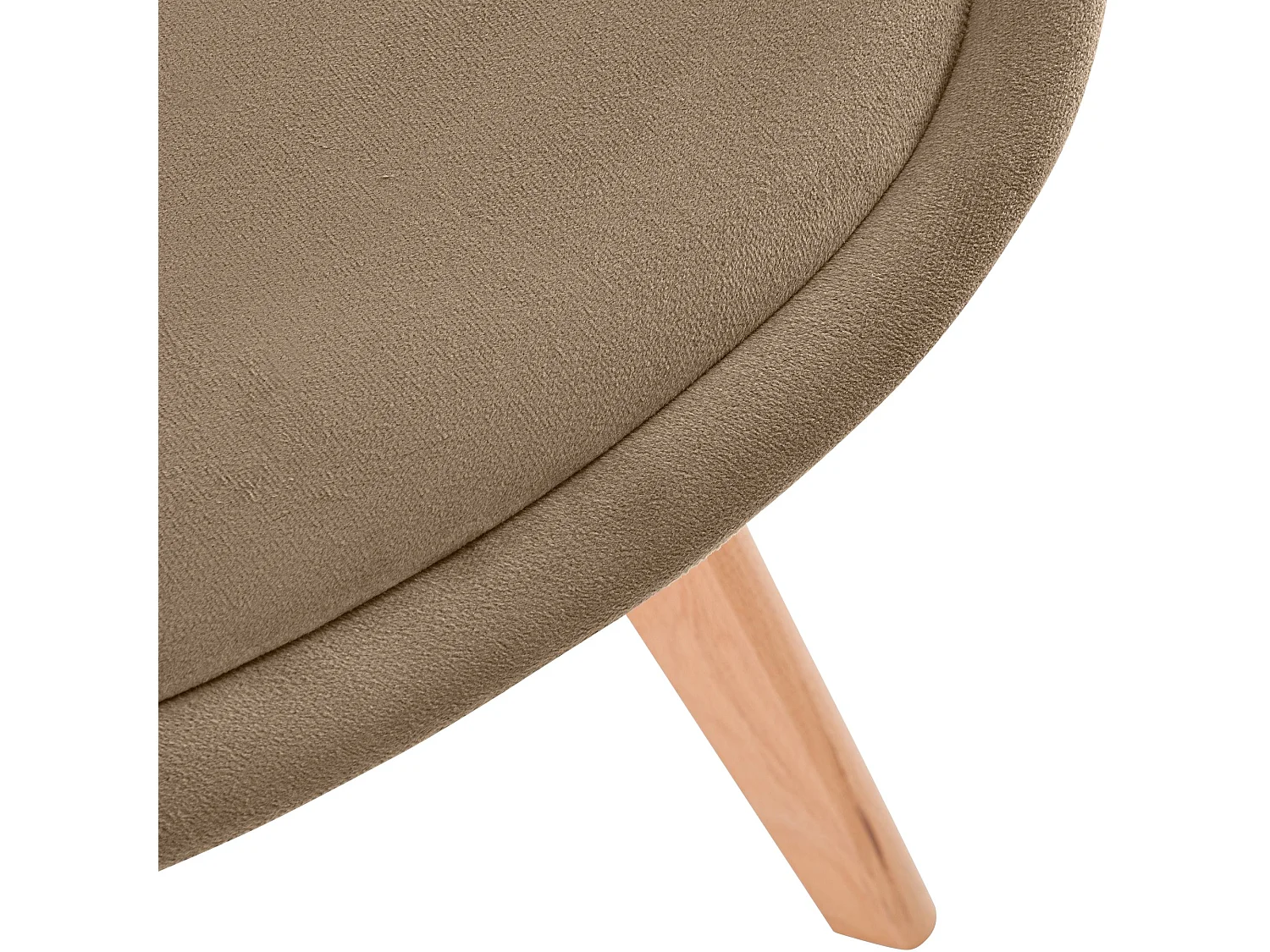 chaise salle à manger - Velours - Marron - Linares