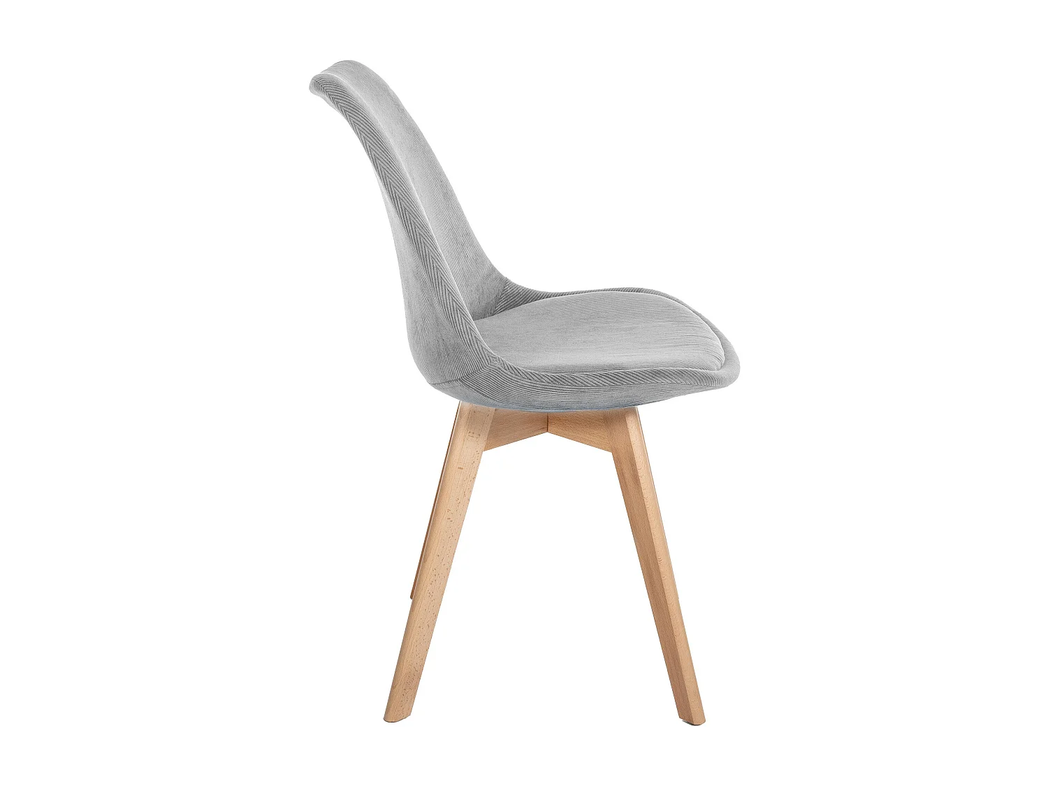 chaise salle à manger - Cordon - Gris clair - Linares